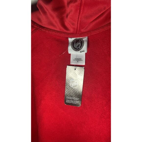 Men's NHL Chicago Blackhawks Hoodie Knights Apparel LLC Red Medium M Authentic - Picture 9 of 9